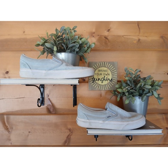 Vans Shoes - Vans Women's Blue and White Trainers Unisex Women's 7 Men's 5.5 Suede